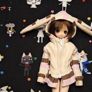 Azone ob22 24 licca Cute Lop-Eared Rabbit Hooded Skirt Doll Clothes