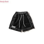 Casual Shorts Undrafted "BANDANA V3" Mesh Men Short (Black) Preppy Style Sports Shorts 2026 New Yout