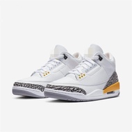 AJ3 White Orange Little Lakers Basketball Shoes Men's Shoes Casual Sports Shoes