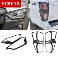 ABS Headlight Tail Lights Cover For Isuzu D-MAX DMAX 2012 2013 2014 2015 2016-2025 Double Cabin Car 