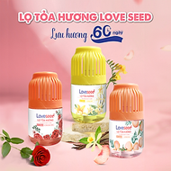 Lọ tỏa hương Loveseed hương thơm tự nhiên dễ chịu khử mùi sáp thơm phòng thế hệ mới 60 ngày - Dung t