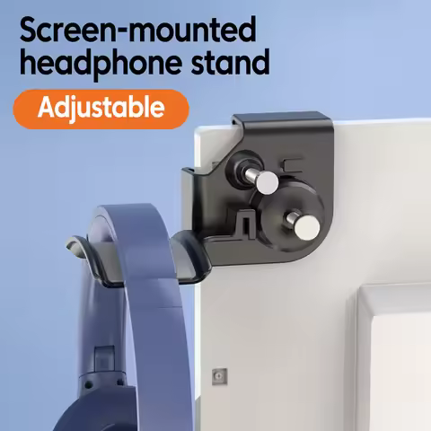 Universal Headphone Stand Headphone Hanging Holder Headphone Bracket PC Monitor Hanger Wall Hook Mon
