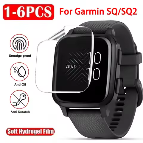 Soft Hydrogel Film For Garmin Venu SQ2 SQ Full Cover Anti-scratch Screen Protector for Garmin Venu S