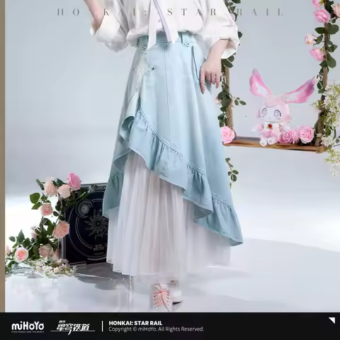 Cyrene miHoYo Genuine Official Honkai: Star Rail Cyrene Impression Series Denim Skirt Cosplay Bottom