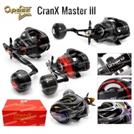 NEW 22 OPASS CRANX MASTER III SW 301PG, SW 301HG, SW 301XG Left Handle Baitcasting & Jigging Reel  w