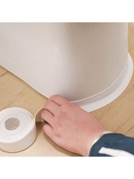 1捲白色防水膠帶/填縫帶,用於廚房浴室水槽瓷磚接縫密封,防霉和防黴