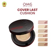 OMG OH MY GLAM COVERLAST CUSHION 15GR - CUSHION HIGH COVERAGE DEWI FINISH FOUNDATION