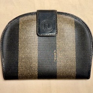 1980年代 Fendi 馬蹄形短夾 錢包 古著 古董包