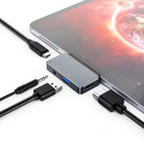 USB C HUB for Microsoft Surface Go/Go2/Go3 USB 3.0 to RJ45 3.5mm Audio Adapter Dock Multi USB Hub Et