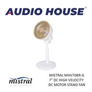 MISTRAL MHV708R-G 7" DC HIGH VELOCITY DC MOTOR STAND FAN ***1 YEAR PART WARRANTY (10 YEARS MOTOR WARRANTY)***