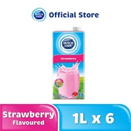 [Bundle of 6] Dutch Lady UHT Milk Strawberry (1L)[Exp 03 Jan 2026 &/ Later]