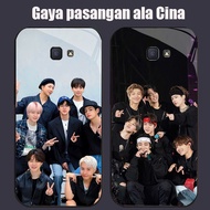 DK-69 Korean music BOYS Casing GLASS soft frame black Samsung Note S24 J7 FE J4 S25 Core 9 J6 Prime 