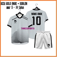 FREE CHILDREN'S FOOTBALL JERSEY NAME AND NUMBER printed football shirt name + number Custom Children