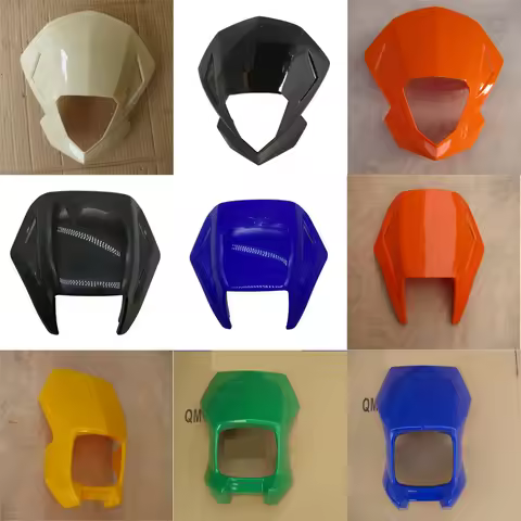 Dirtbike Plastic Part of Head Light Cover for Suzuki Qingqi Genesis GS200 GS250 GXT200 QM200GY (B/A)