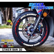 Tire Sticker Tire Font/ Tire Bomb/ 3D Offc Bad Boy Tire Sticker 3D Doel Rim Sticker