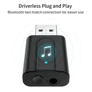 2 In 1 Bluetooth Adapter USB Bluetooth 5.0 Transmitter Receiver TV Computer Wireless Audio Bluetooth