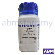 Iron 2 Chloride 4H2O AR, Bendosen (500g) CAS No 13478-10-9