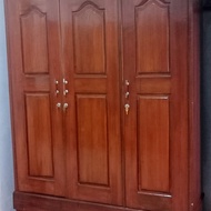 simple.lemari kayu jati 3 pintu.bekas.bagus seperti baru bogir