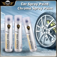 350ml Car Spray Paint Chrome Spray Paint Car Rust Remover Steel Wheel Spray Electroplated Metal Anti