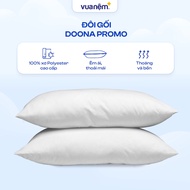 Doona Basic cotton pillow 45x65cm, suitable volume, gentle support, breathable