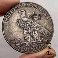 Antique Silver Coin 1907 Indian Avatar American Eagle Coin Antique Collection Commemorative Coin Sil