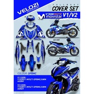 VELOZI Y15ZR V1 / V2 COVERSET MOVISTAR STICKER TANAM DPBMC COVER SET BODY COVER SET SNIPER150 EXCITE