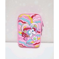 (ORIGINAL) Smiggle Wild Side Hardtop Pencil Case/Hardtop Pencil Case - Pink Unicorn