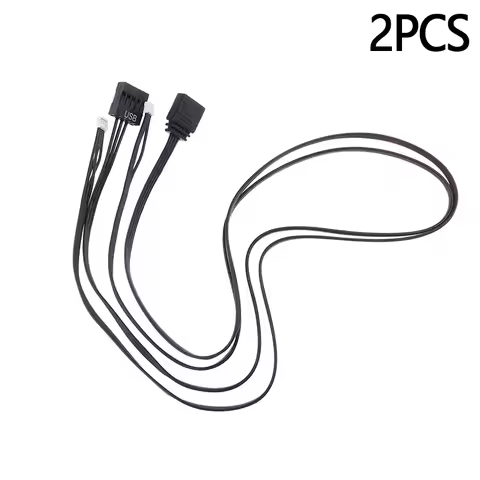 2 PCS New AMD Ryzen Wraith Prism Wraith Max Fan RGB Light Motherboard Control Sync Cable