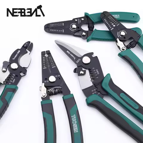 TUOSEN Wire Stripper Decrustation Pliers Multi Tool Repair Tool Pliers Cable Wire Stripping Pliers C