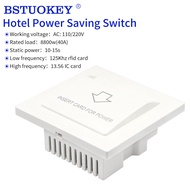 Wall Access Control Energy Saving Switch With 125KHz / 13.56Mhz RFID Card M1/T1/TK4100/T5577/EM4305 