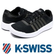 鞋大王K-SWISS蓋世威 05915-006 黑X灰X白 針織材質休閒運動鞋/輕量/特價出清/ 717K