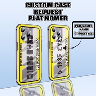 Custom Glossy Clear Case License Plate For SAMSUNG GALAXY A06 A16 A56 A36 A26 5G A55 5G A35 A15 A05S