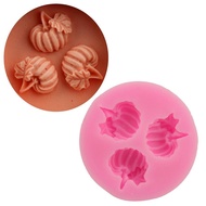 Wholesale 3D Pumpkin Fondant Molds Silicone Cake Mold Molds Chocolate Moulds Halloween Pumpkin Decor