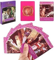 Tarot Cards for Beginners, 44 Tarot Deck and Oracle Deck, the Romance Angels Love Oracle Cards Tarot Cards with Meanings on Them and Angel Tarot Cards with e-Guide Book Great Gift for Friend or Family