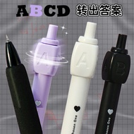Gel pen Roller ball pen [Easy Transfer Answer] Answer pen Rotating Answer pen ABCD Push Gel pen Stud
