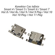 Konektor Cas Infinix Smart 4 / Smart 5 / Smart 6 / Hot 9 Play