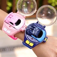 Mini Watch Remote Control 10 M  Car Toy Kid 2.4G Alloy RC Car With light Cartoon Portable