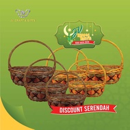 Bakul Rotan Hantaran Dengan Pemegang | Raga Bunga Buah Hamper Picnic | Raga Rattan Hantaran | JV 910