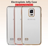 For Samsung Galaxy Note 4 5.7 inch SM-N910F N910C N910FD N910G N910H Flexible Soft Silicone Edge Pla