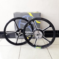 Velg Veleg Racing Set Yamaha RXK RX King 17 X 140 160 Power Mandalika Drag 1 Merah Hitam