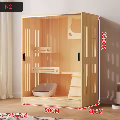 New Cat Villa Home Cat Cabinet, Cage, Waterproof Cat Bed