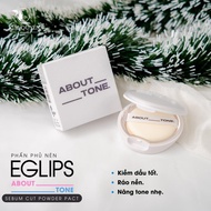 Phấn Phủ Kiềm Dầu Eglips Glow About Tone Sebum Cut Powder Pact 9g