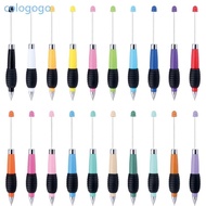 COLO 60 Pcs Ballpoint Pen Refills Smooth Writing Pen Refills Black Blue Ink Beadable Pen Refills Sch
