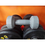 Dumbel dumbell barbel barbell 1kg warna warni pvc sport gym fitness alat olahraga anak dewasa pria w