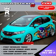 DCL 9-DECAL STICKER MOBIL KARAKTER-STIKER BODY MOBIL JAZZ BRIO SIGRA YARIS-STIKER UPDATE MOBIL