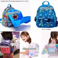 Smiggle teeny tiny backpack shimmy - take off - wowsa