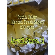 PTR1 Putih Telur Mentah 200 gram (MENTAH FRESH SEGAR) 200gr pure egg