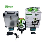Máy cân bằng laser 5 tia xanh AKUZA AK-911Plus Đế Bi Chỉnh Độ Sáng Tia Điều Khiển Máy Xoay Từ Xa