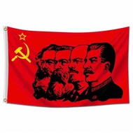 Russian, Russian, Soviet Empire Flags