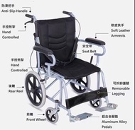 超輕11公斤高碳鋼便攜式可折疊輕便老人手動輪椅  ybmckp Super Lightweight 11kg High Carbon Steel Portable Foldable Lightweig